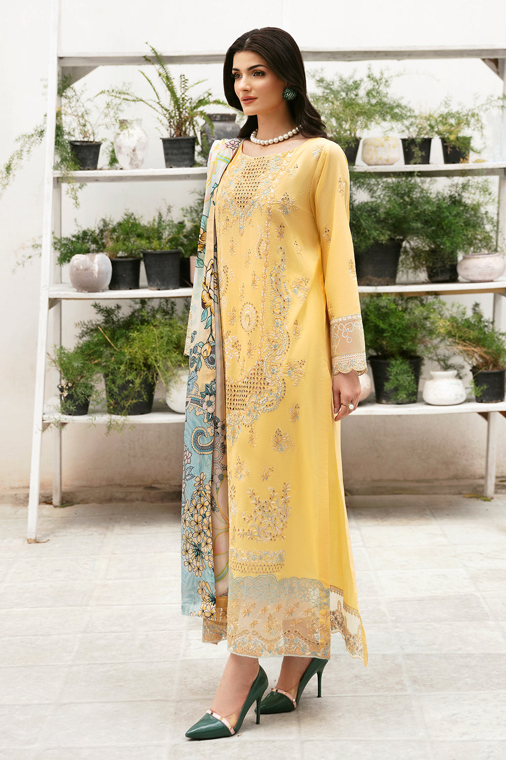 Embroidered Lawn Suit