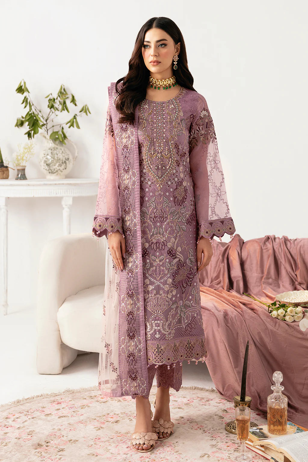 Luxury Organza 3Pc Suit Set