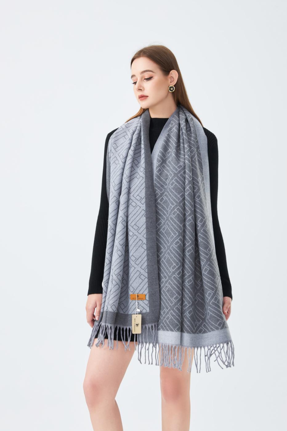 Cashmere Wool Scarf for Women