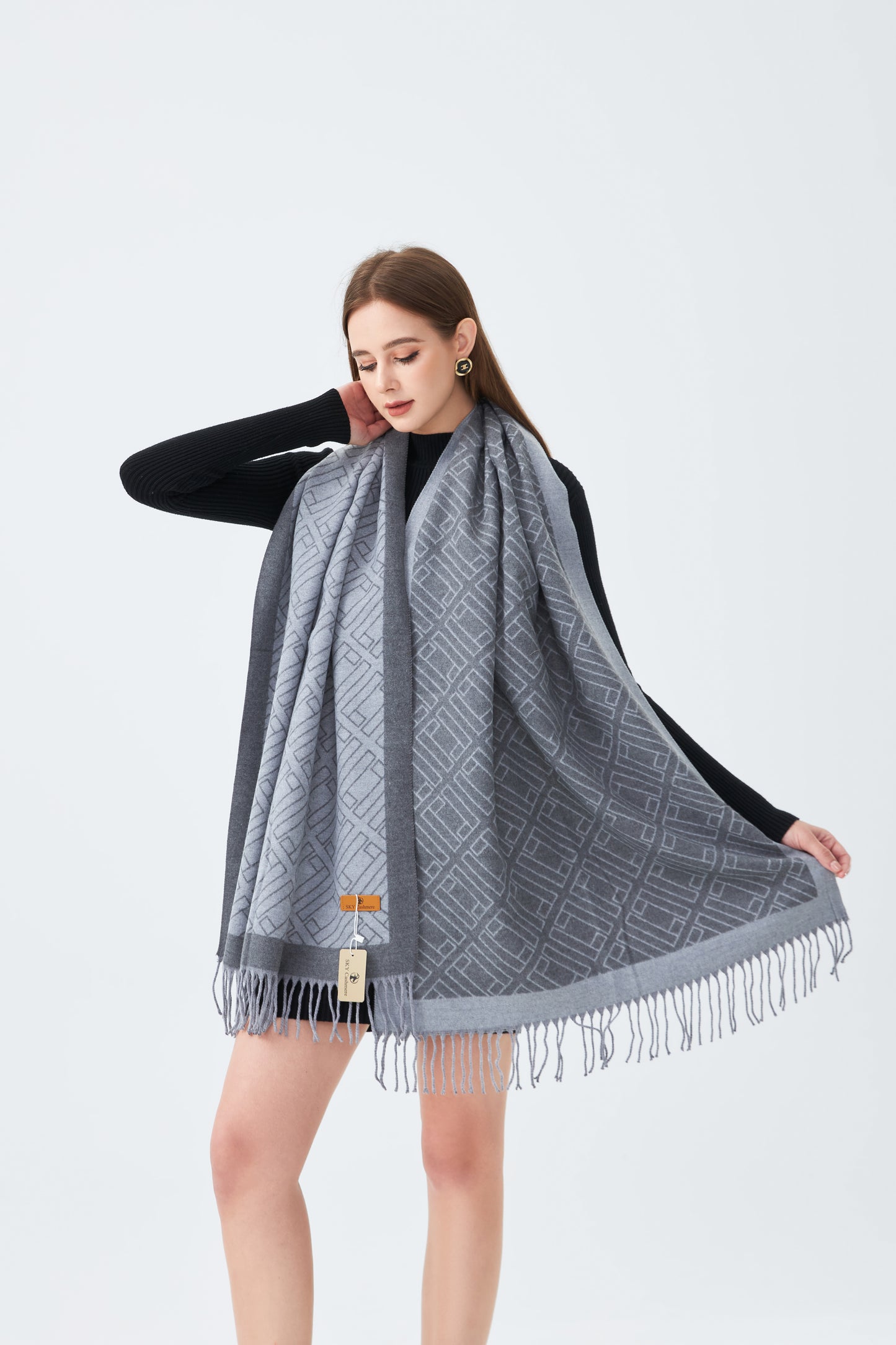 Cashmere Wool Scarf for Women