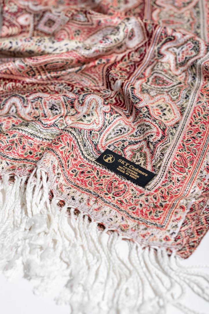 Winter Handmade Indian Cultural Pure Wool Shawl For Festival Multi Color P09