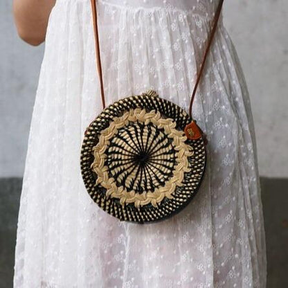 Natural Chic: Rattan Bag For Women by Sky Cashmere Bag 03